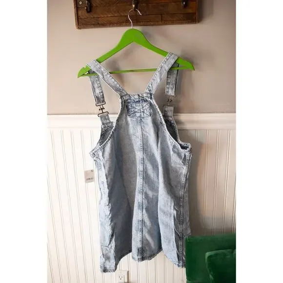 Free People We The Free Overall Smock Mini Top Large NWT - Picture 4 of 4